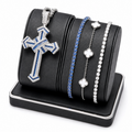 Set Lant-Bratari Blue Tennis Cross Imperium