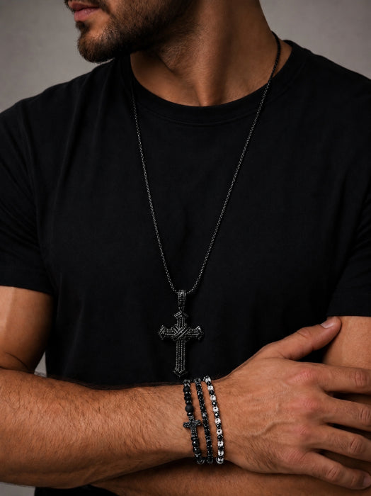 Set Lant-Bratari Full Black Cross Imperium