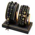 Set Lant-Bratari Rosary GoldBlack Crown