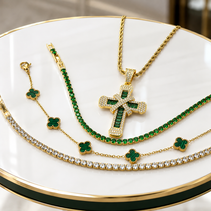 Set Lant-Bratari Royal Green Cross Imperium