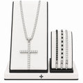 Set Lant-Bratari White Tennis Diamonds